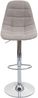 2er-Set Barhocker HWC-A67, Barstuhl Tresenhocker, MVG-zertifiziert ~ creme-grau, Textil Bild 3