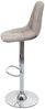 2er-Set Barhocker HWC-A67, Barstuhl Tresenhocker, MVG-zertifiziert ~ creme-grau, Textil Bild 4