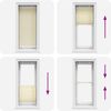 vidaXL Plissee Creme 60x100 cm Stoffbreite 59,4 cm Polyester 4015271 Bild 5