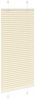 vidaXL Plissee Creme 60x100 cm Stoffbreite 59,4 cm Polyester 4015271 Bild 3