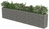 vidaXL Gabionen-Hochbeet Verzinkter Stahl 450×50×100 cm 143564 Bild 4