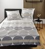 Janine Mako-Satin Bettwäsche 155x200,80x80 2 teilig J. D. 87104-08-510 grau sand Bild 2