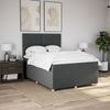 vidaXL Boxspringbett mit Matratze Dunkelgrau 160x200 cm Stoff 3293632 Bild 4