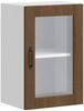 vidaXL Küchen-Hängeschrank mit Glastür Porto Braun Eichen-Optik 854014 Bild 2