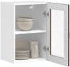 vidaXL Küchen-Hängeschrank mit Glastür Porto Braun Eichen-Optik 854014 Bild 5