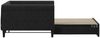 vidaXL Tagesbett Ausziehbar Schwarz 100x200 cm Samt 3197782 Bild 4