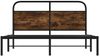 vidaXL Bettgestell ohne Matratze 120x200 cm Räuchereiche Holzwerkstoff 4100207 Bild 5