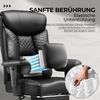 COMHOMA Bürostuhl Gaming Stuhl für Große und Schwere Personen bis 180 kg, ergonomischer Bürostuhl 3D Sitzkissen, verstellbar mit Fußstütz Bild 4