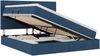 vidaXL LED-Speicherbett mit Matratze Blau 160 x 200 cm Stoff 3372368 Bild 2