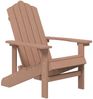 vidaXL Adirondack-Gartenstuhl HDPE Braun 318639 Bild 2
