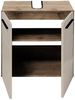 Waschbeckenunterschrank Sylt / Split , Holzwerkstoff , Beige , 60 x 62 x 31 cm Bild 3