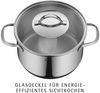 WMF Topf-Set Provence Plus, Kochtopf Set mit Glasdeckel, spülmaschinengeeignet, Cromargan® Edelstahl Rostfrei 18/10 (Set, 11-tlg, 3x Kochtopf Ø 16/20/24cm, 2x Bratentopf Ø 16/20cm, 1 Kasserolle Ø 16cm), hitzebeständig bis 250°C, TransTherm-Allherdboden... Bild 2