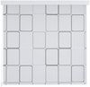vidaXL Duschrollo 80x240 cm Quadratmuster 142847 Bild 3