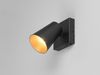 Wandstrahler SHARP Schwarz Gold mit Schalter, Breite 10cm Bild 3