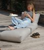 mokebo Sitzsack Der Summerdream (mit Schutzhülle), Bean Bag Outdoor, Sitzsack für deinen Balkon, Gartenliege in Lichtgrau Bild 2