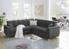 Job 'Udine KPL' Wohnlandschaft, Microfaser bedruckt dunkelgrau Bild 4