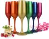 6 Sektgläser 200ml Metall-Optik Sektkelche Champagner Proseccoglas Sektglas Bild 5
