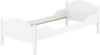 Einzelbett Kiefer weiß 100x200 Futonbett Bettrahmen Singlebett Zubehör wählbar V-60.30-10WRollrost inkl. Bild 2