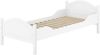 Einzelbett Kiefer weiß 100x200 Futonbett Bettrahmen Singlebett Zubehör wählbar V-60.30-10WRollrost inkl. Bild 1