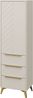 Mirjan24 'Xylix' Kleiderschrank mit 3 Schubladen, Laminatplatte sandbeige, 180 x 40 x 54 cm Bild 5
