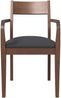 vidaXL Esszimmerstühle mit Kissen 2 Stk. Braun Massivholz Gummibaum 4102508 Bild 5
