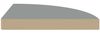 vidaXL Eck-Schweberegal Grau 35x35x3,8 cm MDF 323922 Bild 4