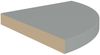 vidaXL Eck-Schweberegal Grau 35x35x3,8 cm MDF 323922 Bild 3