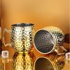 500 ml Handgemachter Becher Kupferbeschichtet Gold Bild 3