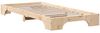 vidaXL Bettrahmen Natur 100 x 200 cm Massives Kiefernholz 872875 Bild 4