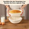Youyijia Brotbackform Brotkorb Set, 9-Zoll-Rundkorb und 10-Zoll-Ovalkorb für Sauerteigbrot Bild 1