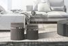 Hocker Zora 325 2er-Set Grau / Silber Bild 2