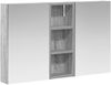 vidaXL Badezimmerschrank-Set 3 pcs 80 x 10,5 x 50 cm Holzwerkstoff 3403653 Bild 2