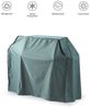 Lumaland Grillabdeckung Grill Abdeckhaube 165 x 63 x 125 cm - Wasserdicht - Reißfestes Oxford 600D Gewebe - 280 g/m² - Abdeckhaube für Gasgrill - Windfest, UV-beständig - in Grün/Grau Bild 2