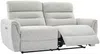 Vente-unique - BREVIO Sofa Stoff Grau - B 91 cm x H 101 cm x L 193 cm Bild 3