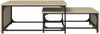 vidaXL Satztische 2 Stk. Sonoma-Eiche Holzwerkstoff und Metall 845332 Bild 5