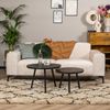 Bronx71 Design Sofa Vegas 2,5-Sitzer Chenille weiß/beige Bild 3