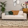 Bronx71 Design Sofa Vegas 2,5-Sitzer Chenille weiß/beige Bild 2