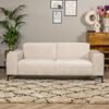 Bronx71 Design Sofa Vegas 2,5-Sitzer Chenille weiß/beige Bild 4