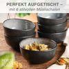 Moritz & Moritz ORGANIC 6tlg. reaktiv grau Müslibowl Set Bild 2