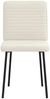 vidaXL Esszimmerstühle 2 Stk. Creme Samt 4101142 Bild 4