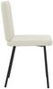 vidaXL Esszimmerstühle 2 Stk. Creme Samt 4101142 Bild 5