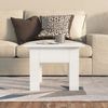 Couchtisch Hochglanz-Weiß 55 x 55 x 42 cm Spanplatte [810241] Bild 3