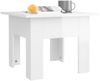 Couchtisch Hochglanz-Weiß 55 x 55 x 42 cm Spanplatte [810241] Bild 4