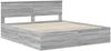 vidaXL Bettrahmen Graues Sonoma 200 x 200 cm Holzwerkstoff 3408639 Bild 4
