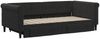 vidaXL Tagesbett Ausziehbar mit Schubladen Schwarz 90x190 cm Samt 3197834 Bild 3