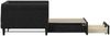 vidaXL Tagesbett Ausziehbar mit Schubladen Schwarz 90x190 cm Samt 3197834 Bild 4
