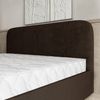 Masseno Polsterbett RENIVE 180x200 cm braun (mit Bettkasten und Lattenrost) Bild 3