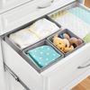Aufbewahrungsbox Stoffkisten Organizer mDesign 3er Set 2 Größen grau Bild 3