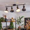 hofstein Deckenleuchte »Pratomagno« Deckenlampe, Metall, Schwarz/Weiß, verstellbare Strahler, ohne Leuchtmittel, Leuchte im Retro/Vintage-Design mit Lichteffekt, 4xE14 Bild 2