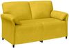 vidaXL 2-Sitzer Sofa Gelb 158 x 83 x 95 cm Samt 42033960 Bild 2
